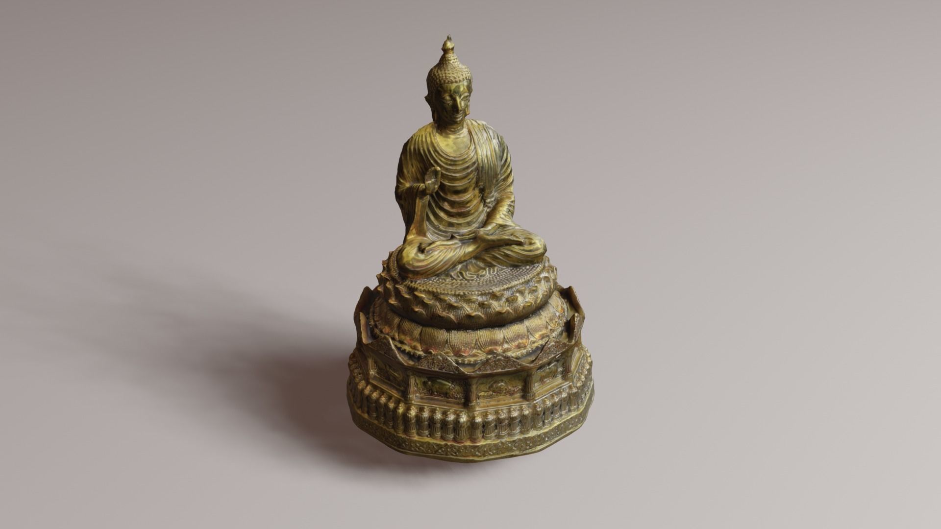 Buddha 33 3D print model_12