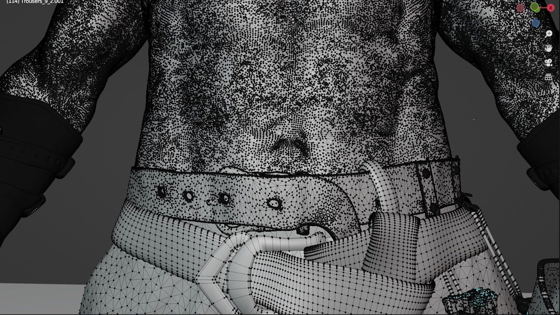 Ukrainian cossack 3D model_6