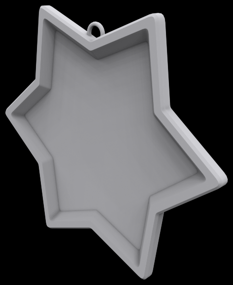 Merry Christmas ornament 3D print model_2