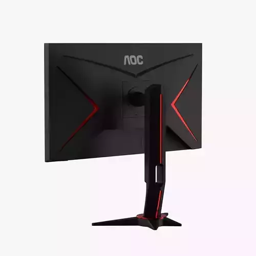 AOC gaming monitor Low-poly 3D model