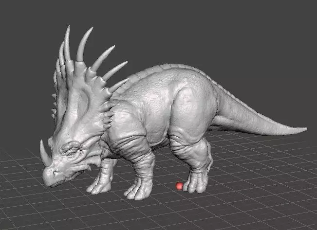 REALISTIC STYRACOSAURUS FIGURE MINIATURE MODEL DINOSAUR MONSTER 3D print model_0
