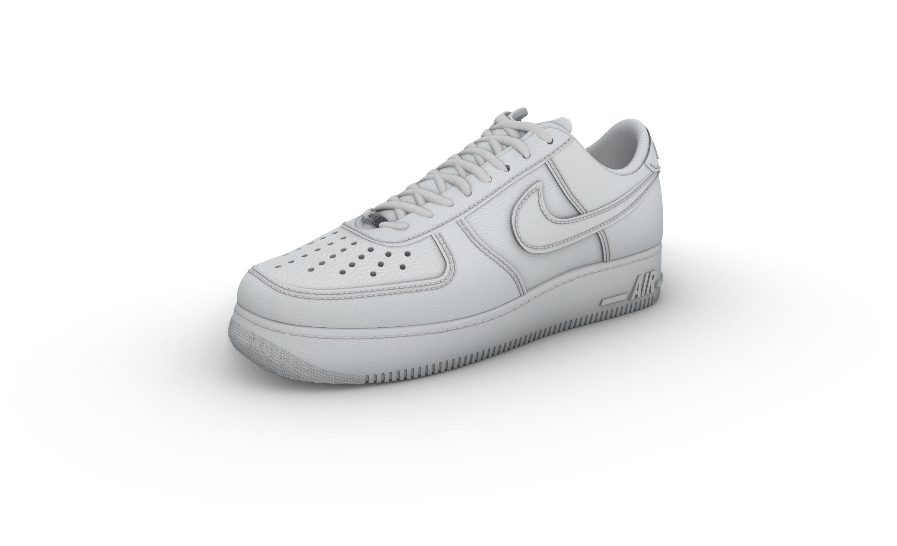 Nike Air Force 1 3D print model 3D print model_1