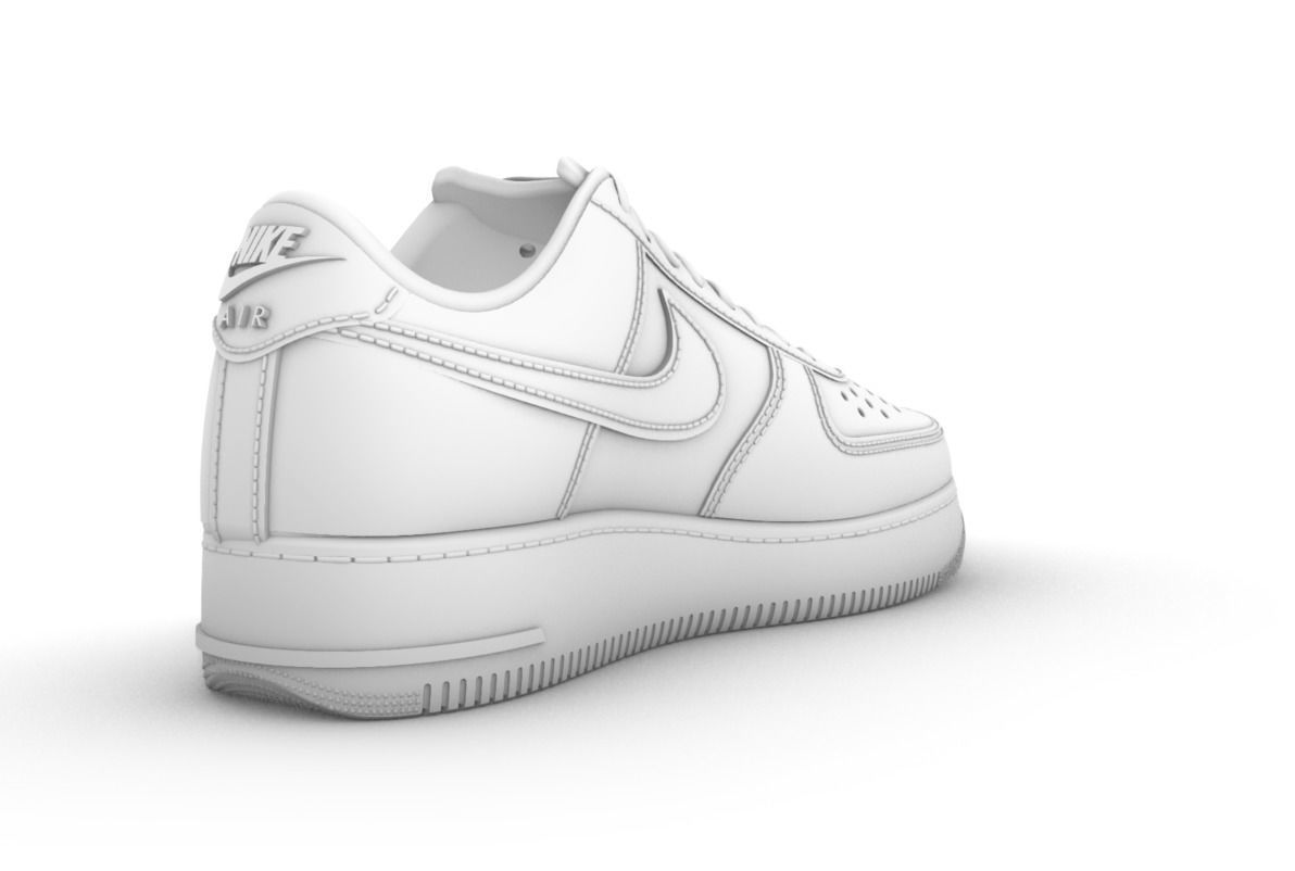 Nike Air Force 1 3D print model 3D print model_4
