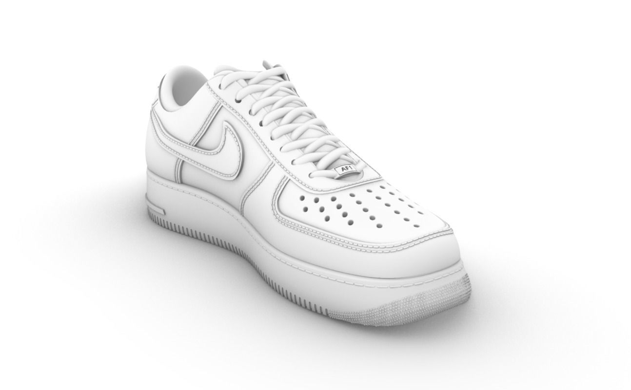 Nike Air Force 1 3D print model 3D print model_5