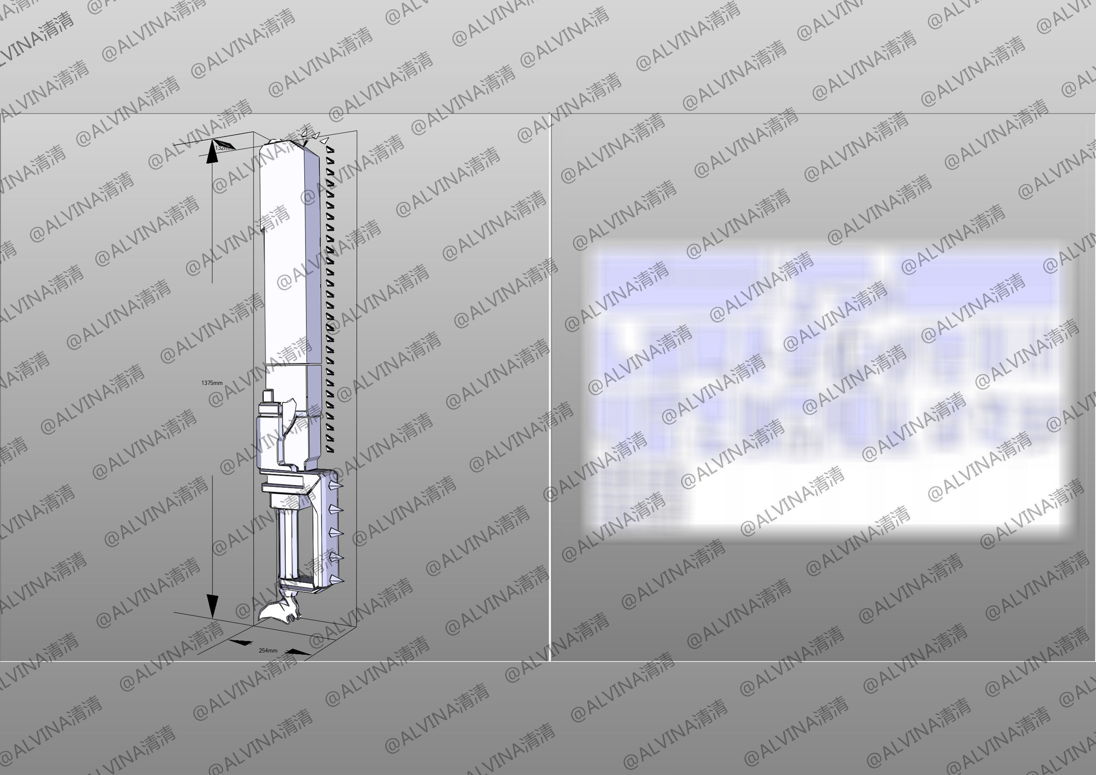 Incarnation - MU-2 Heavy Duty Mecha Armor - DIY Cosplay Pepakura Low-poly 3D model_28