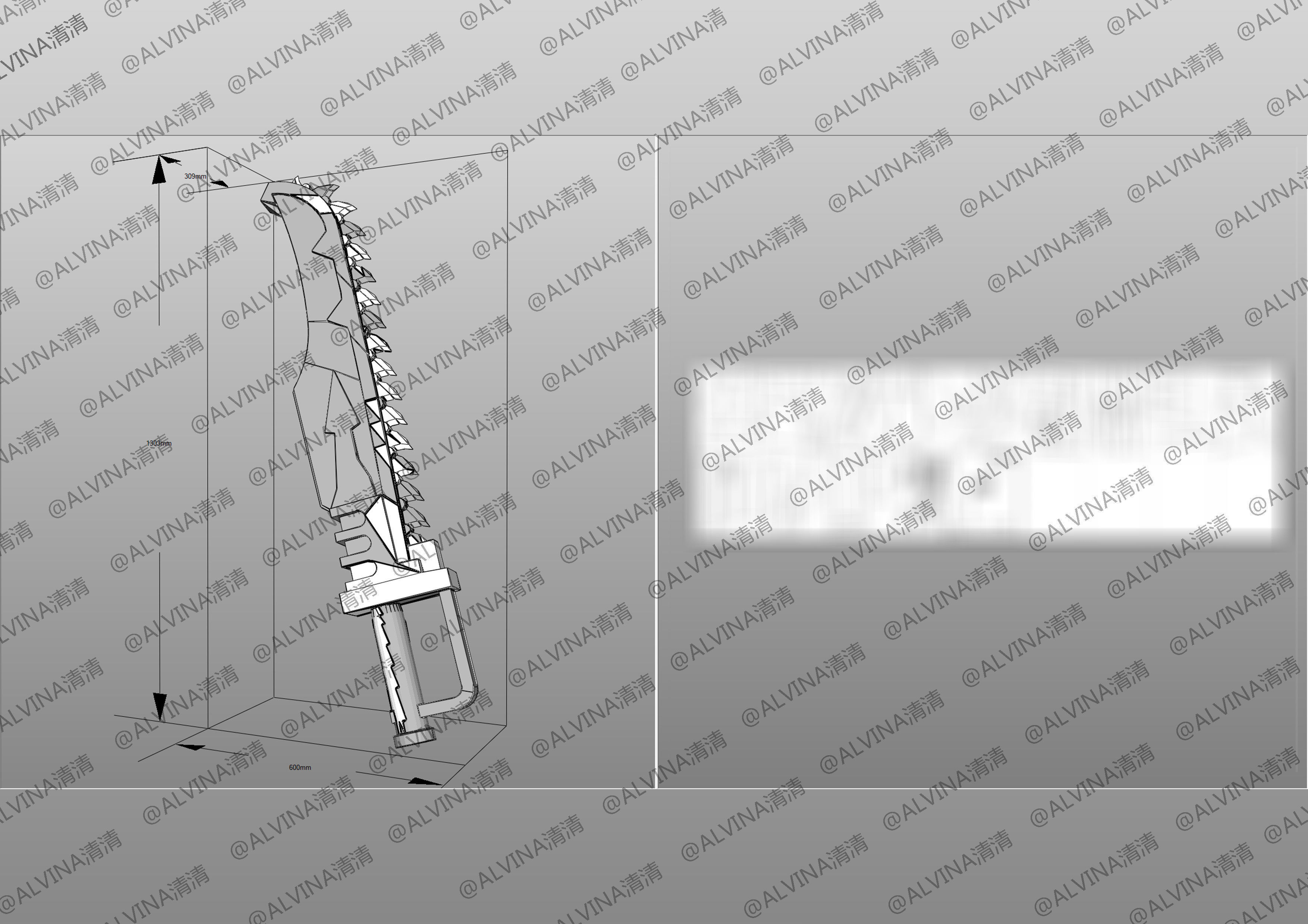 Incarnation - MU-2 Heavy Duty Mecha Armor - DIY Cosplay Pepakura Low-poly 3D model_31