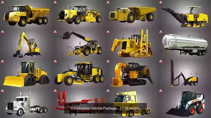 Construction Vehicle Package - 1