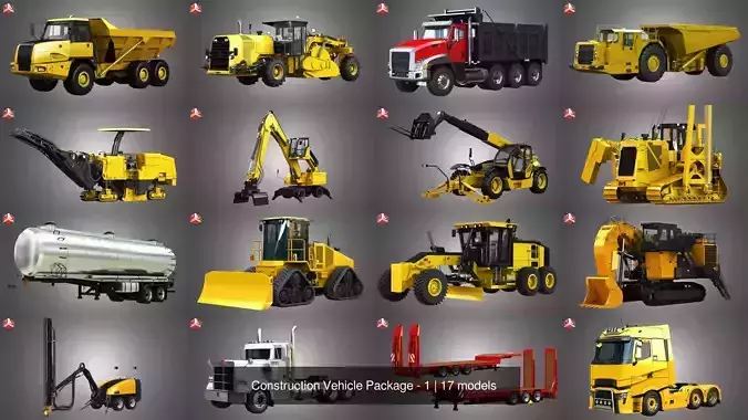Construction Vehicle Package - 1