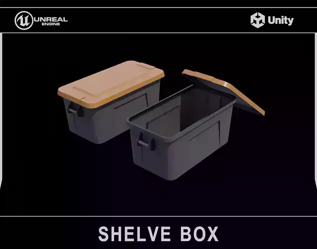 Plastic Storage Bin - Shelve Box