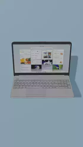 HP Laptop 3D Model