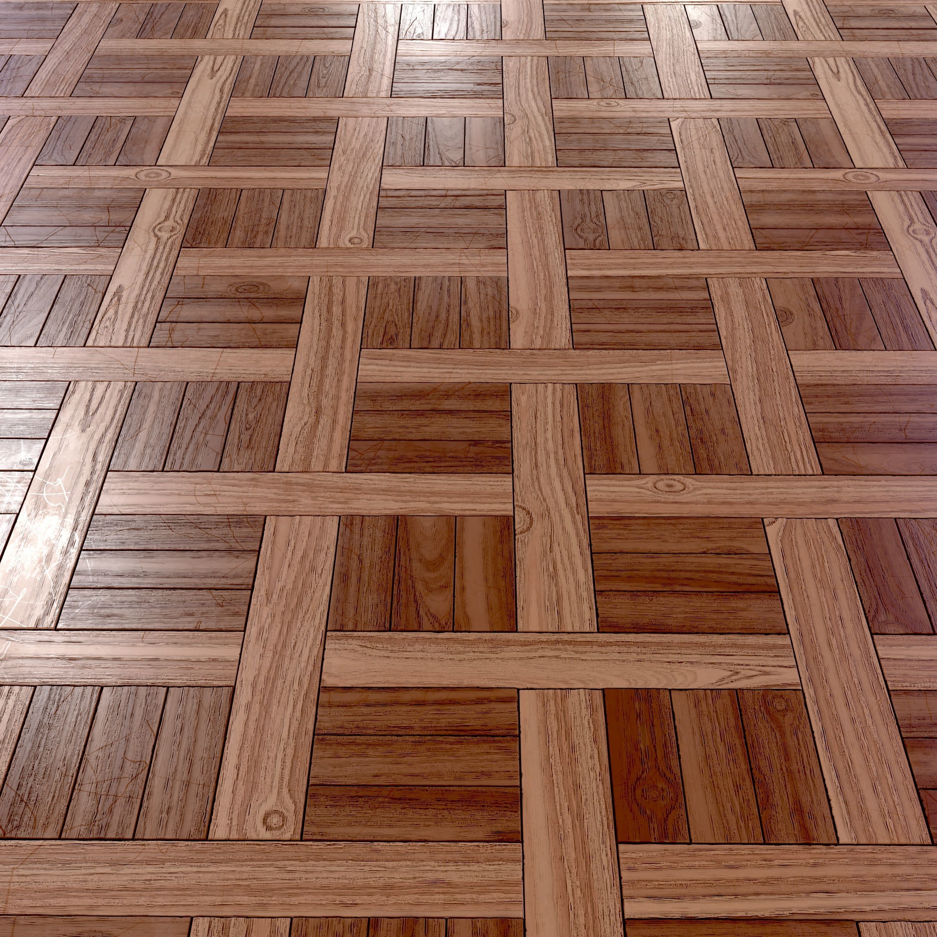 wooden parquet tile PBR Texture 006 Texture_1