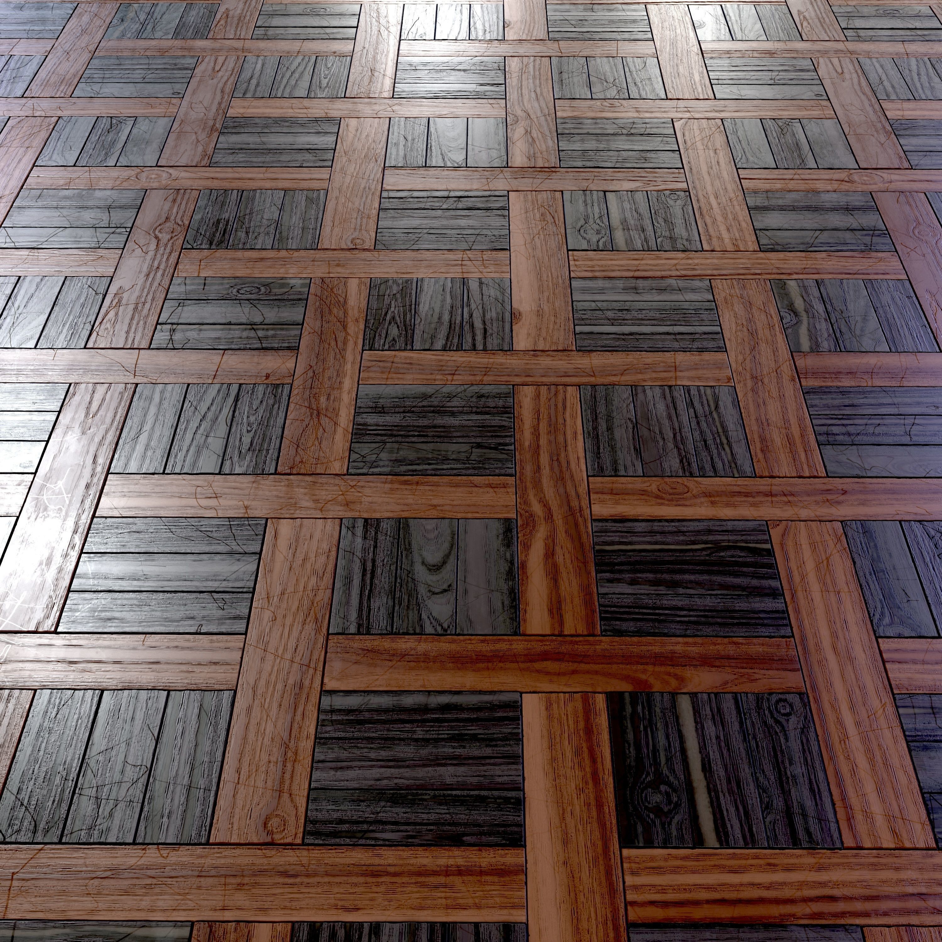 wooden parquet tile PBR Texture 006 Texture_5