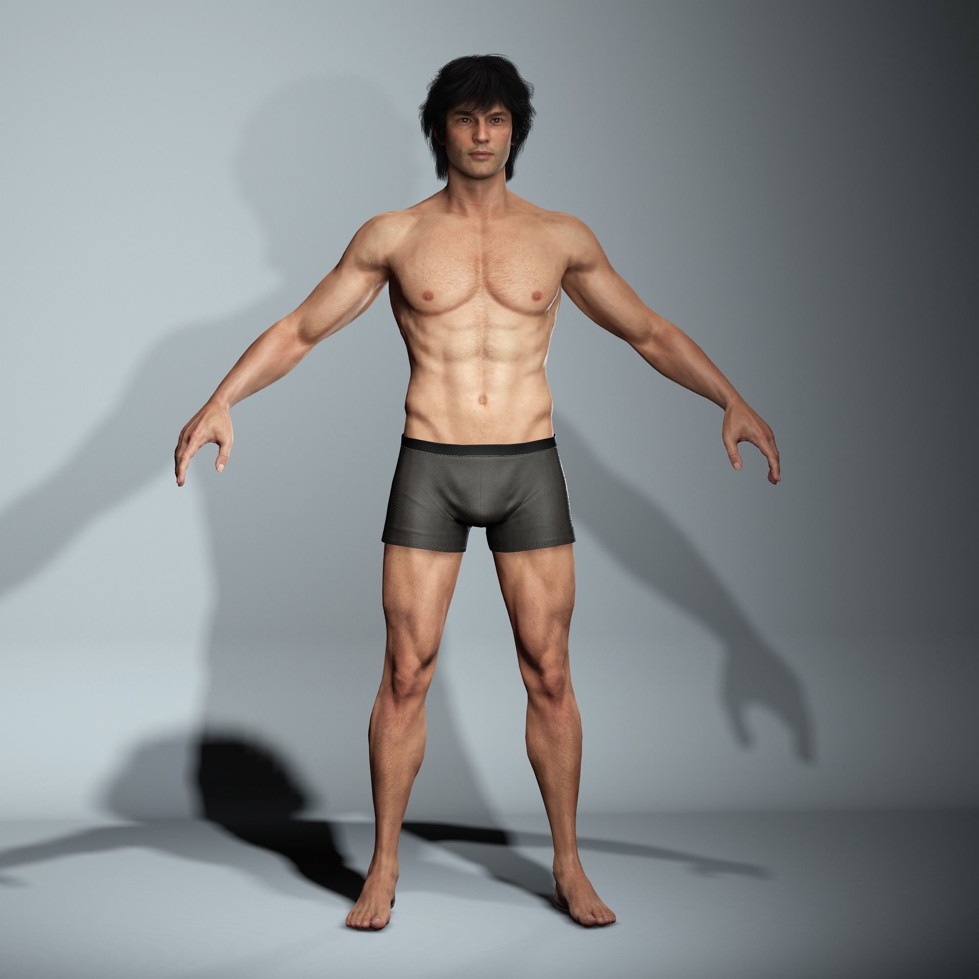Timmy-Male Character and Jacket 3D model_5