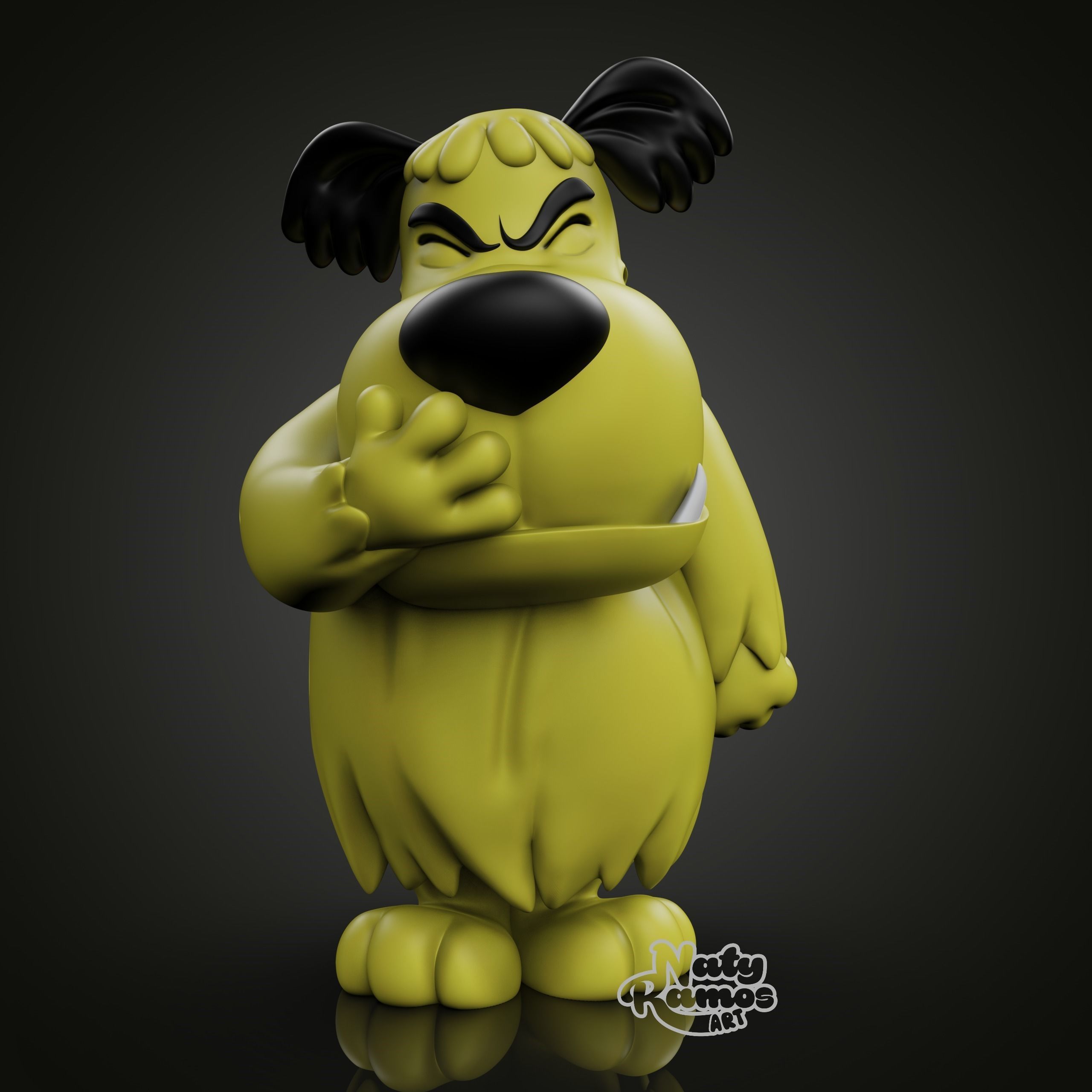 MUTTLEY 3D print model_4