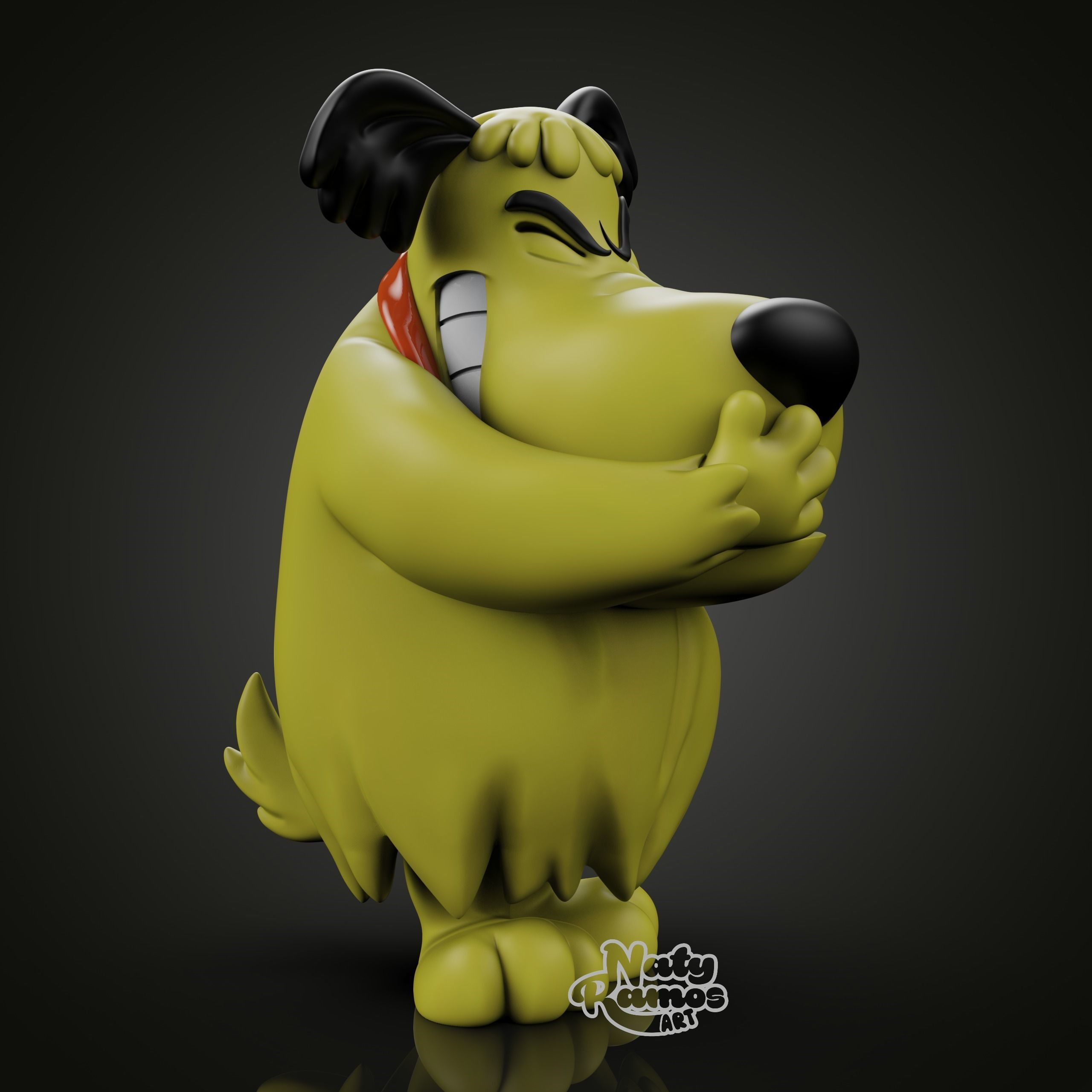 MUTTLEY 3D print model_3