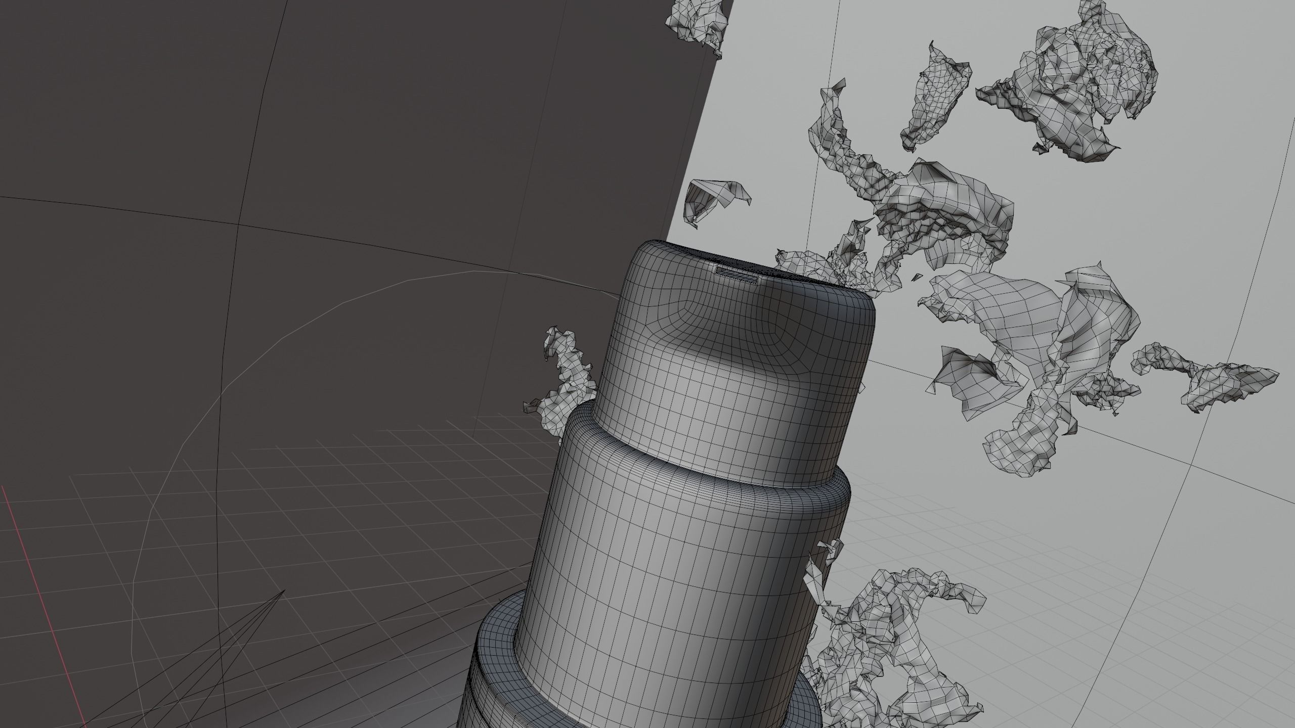 Golden Peel-Off Animation 3D model_7