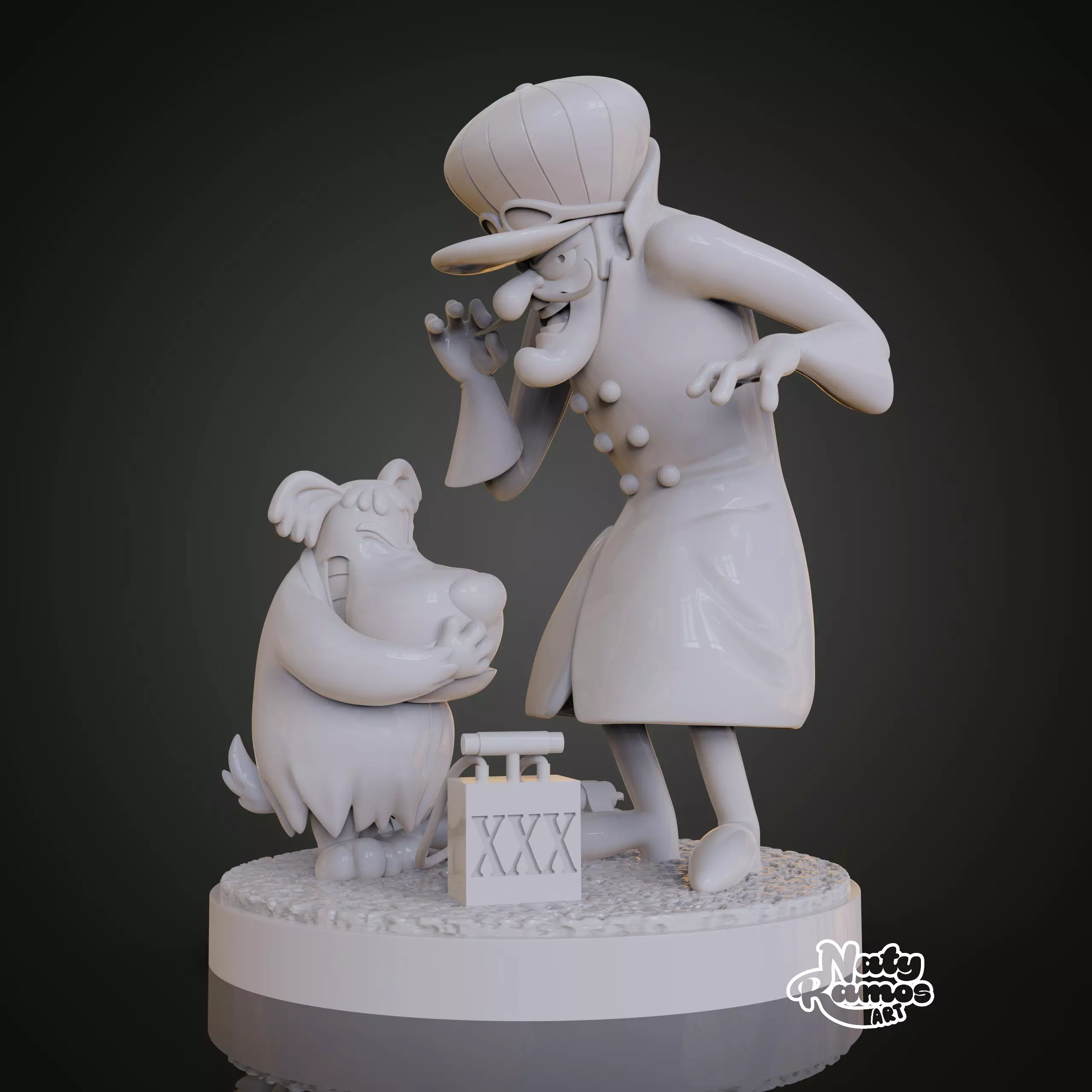 DICK DASTARDLY and MUTTLEY 3D print model_4