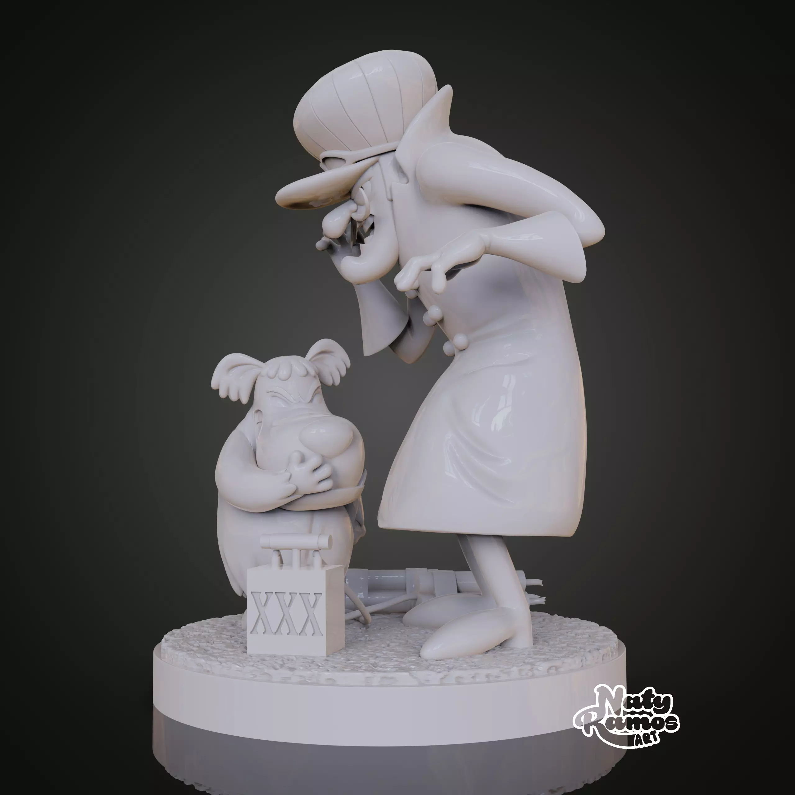 DICK DASTARDLY and MUTTLEY 3D print model_5