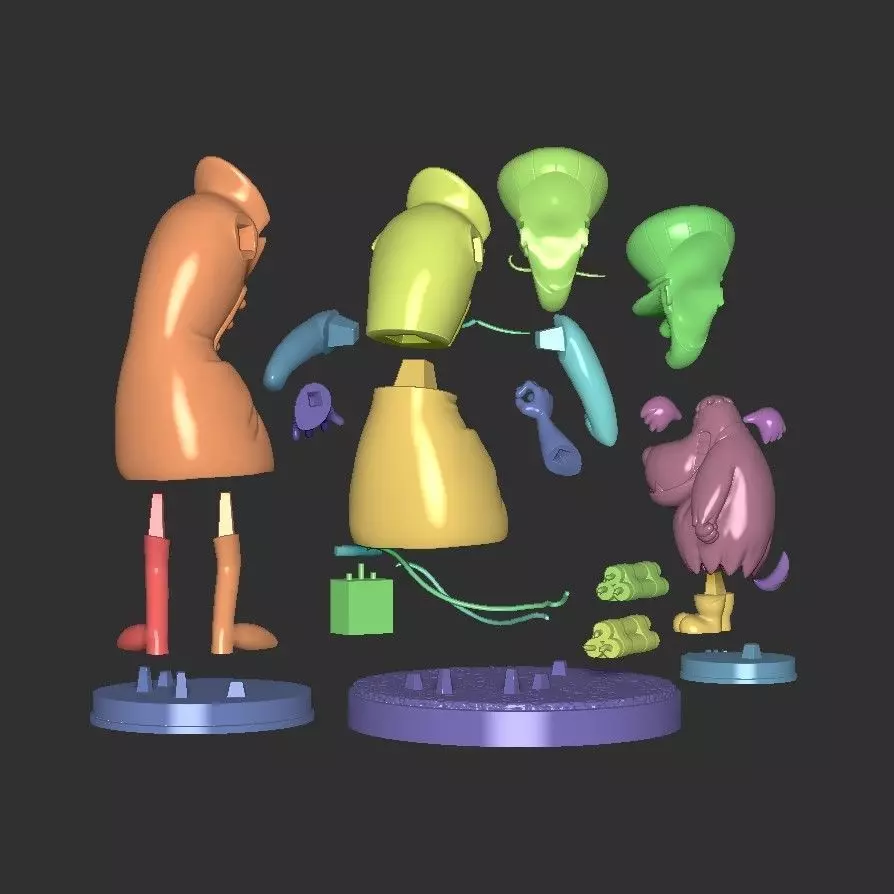 DICK DASTARDLY and MUTTLEY 3D print model_8