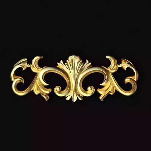 Central decor ornament for furniture