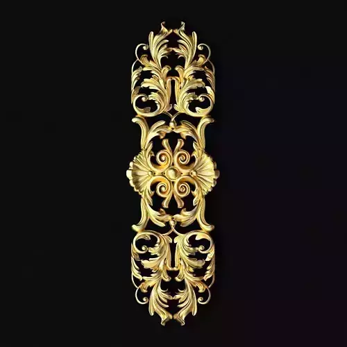 Central decor ornament for furniture