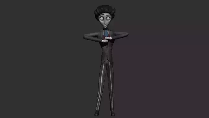 Corpse Bride Victor Van Dort 3D Print  3D print model