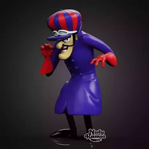 DICK DASTARDLY 3D print model