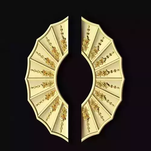 Central decor ornament for furniture