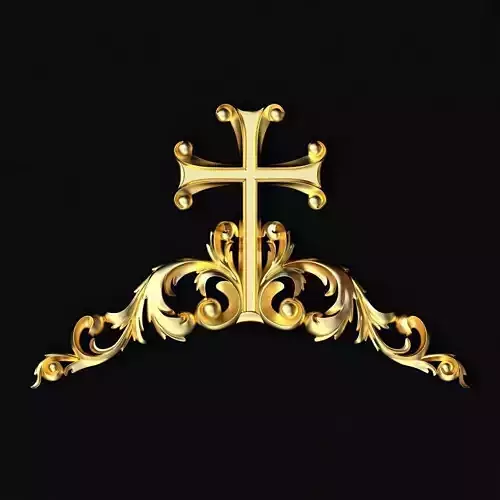 Central decor ornament for furniture