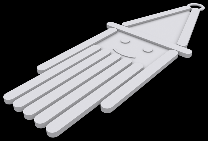 Santa Ornament 3D print model_1