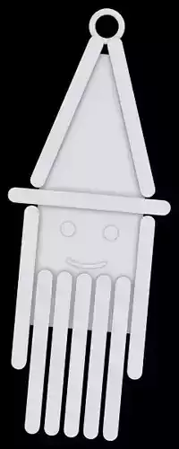 Santa Ornament 3D print model