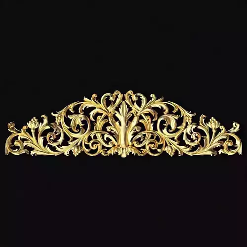 Central decor ornament for furniture