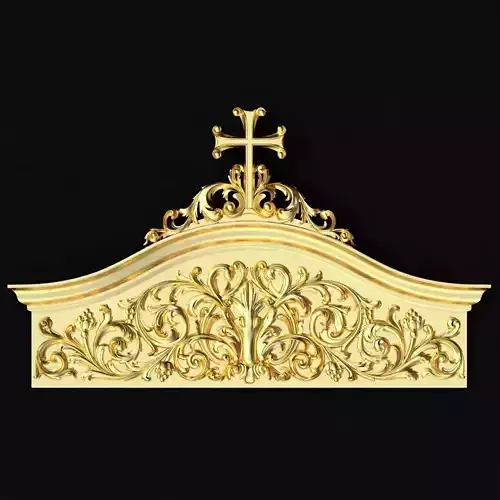 Central decor ornament for furniture