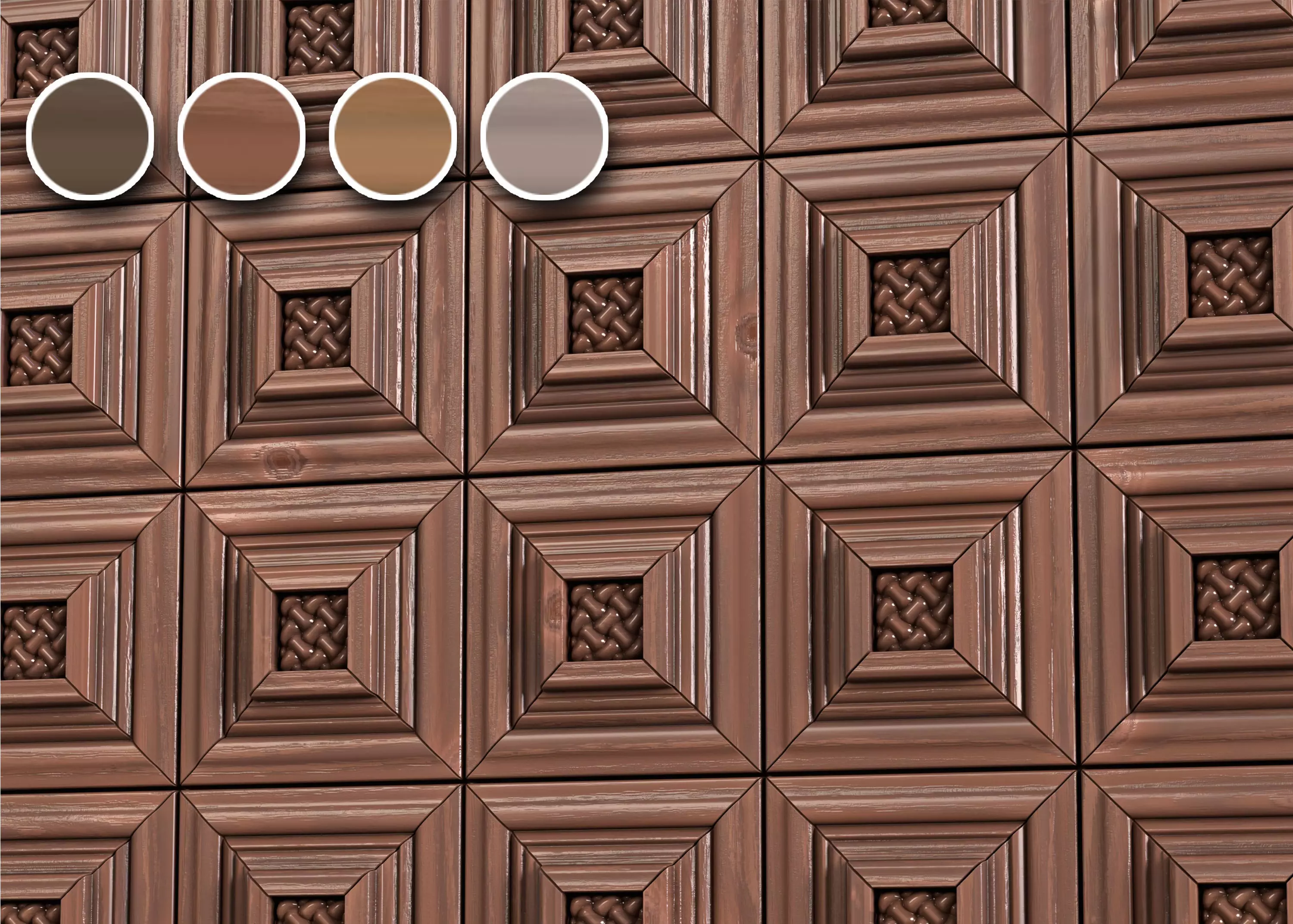 wooden wall panel PBR Texture 003 Texture