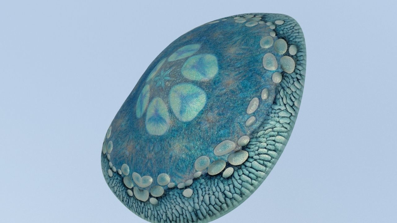 Cap Mushroom Low-poly 3D model_1