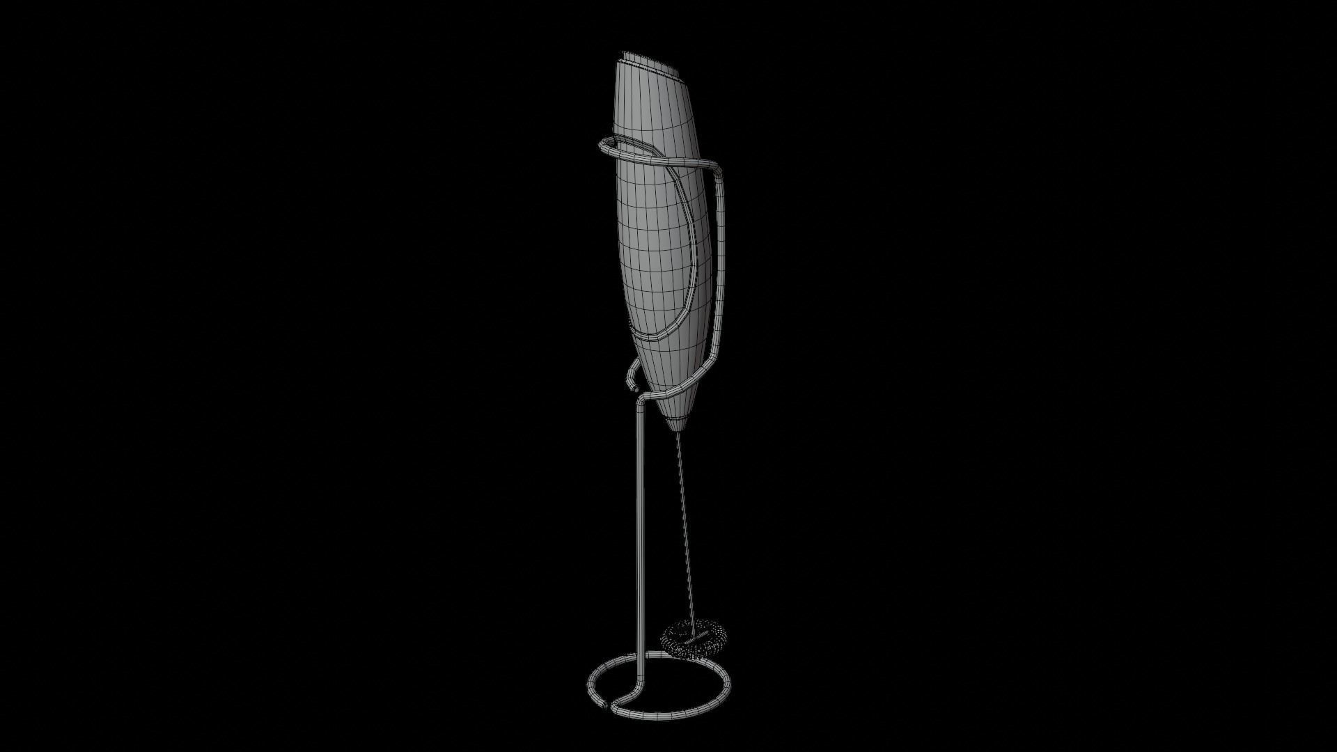 Milk Frother Low-poly 3D model_16