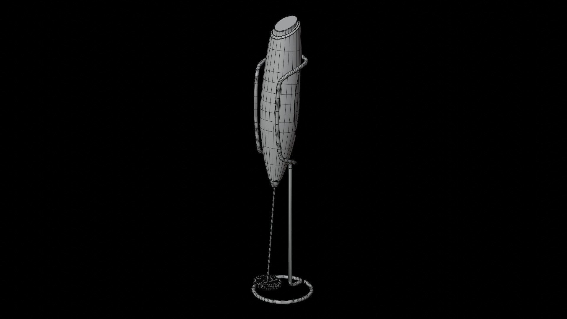 Milk Frother Low-poly 3D model_14