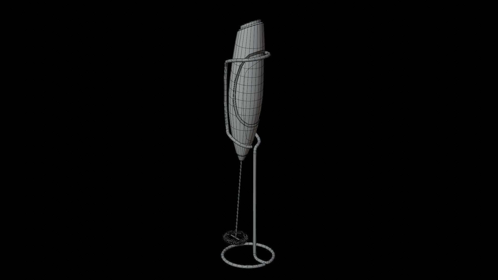 Milk Frother Low-poly 3D model_15