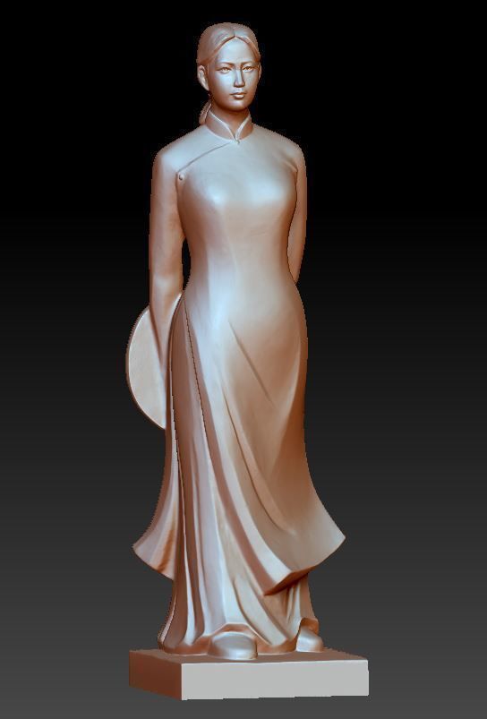 Vietnamese girl 3D model_6