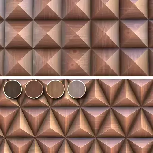 wooden wall panel PBR Texture 005 Texture