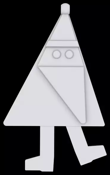 Santa Ornament 2 3D print model