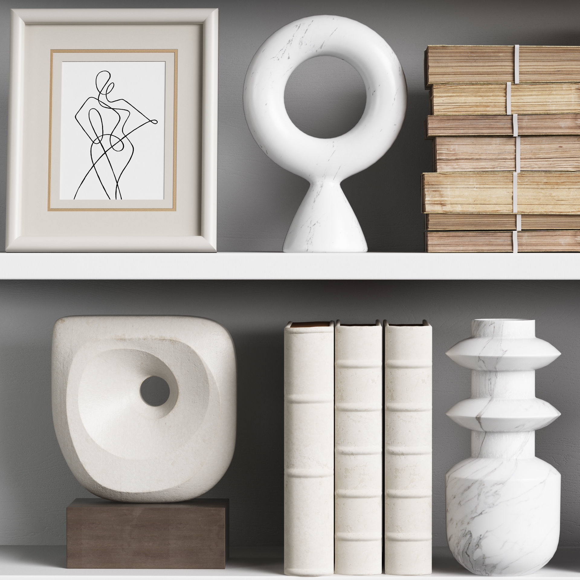 Decor Set 207 3D model_3