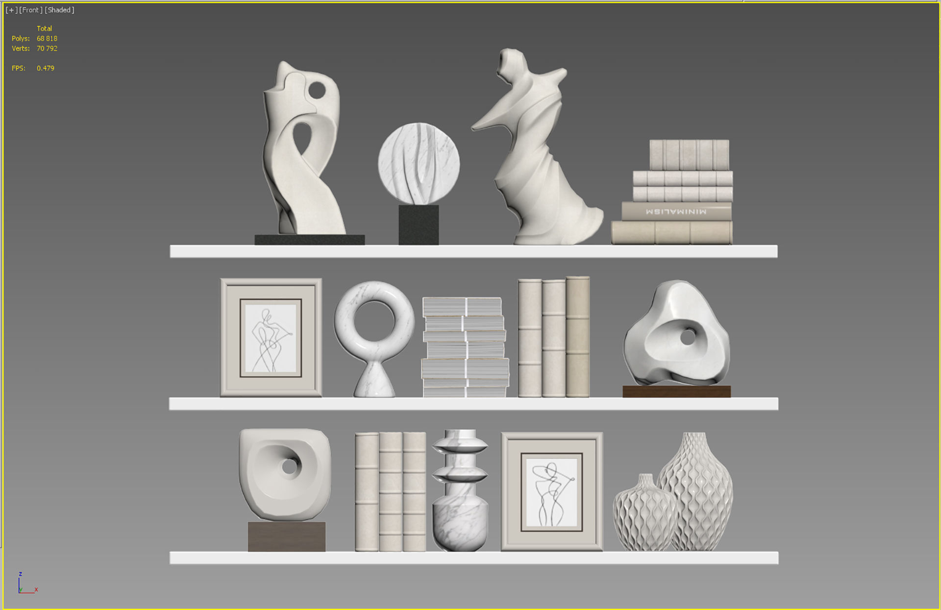 Decor Set 207 3D model_5