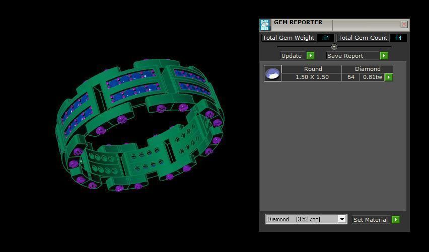 Rings 3D print model_3