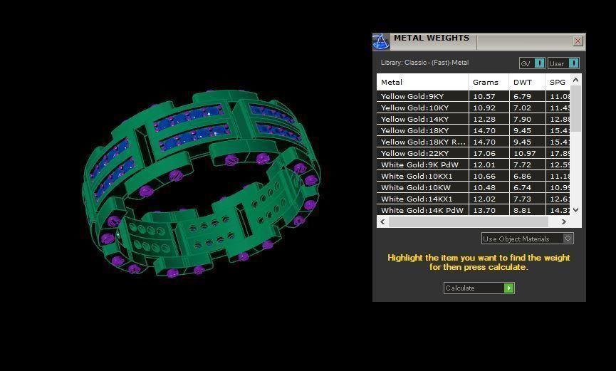 Rings 3D print model_4