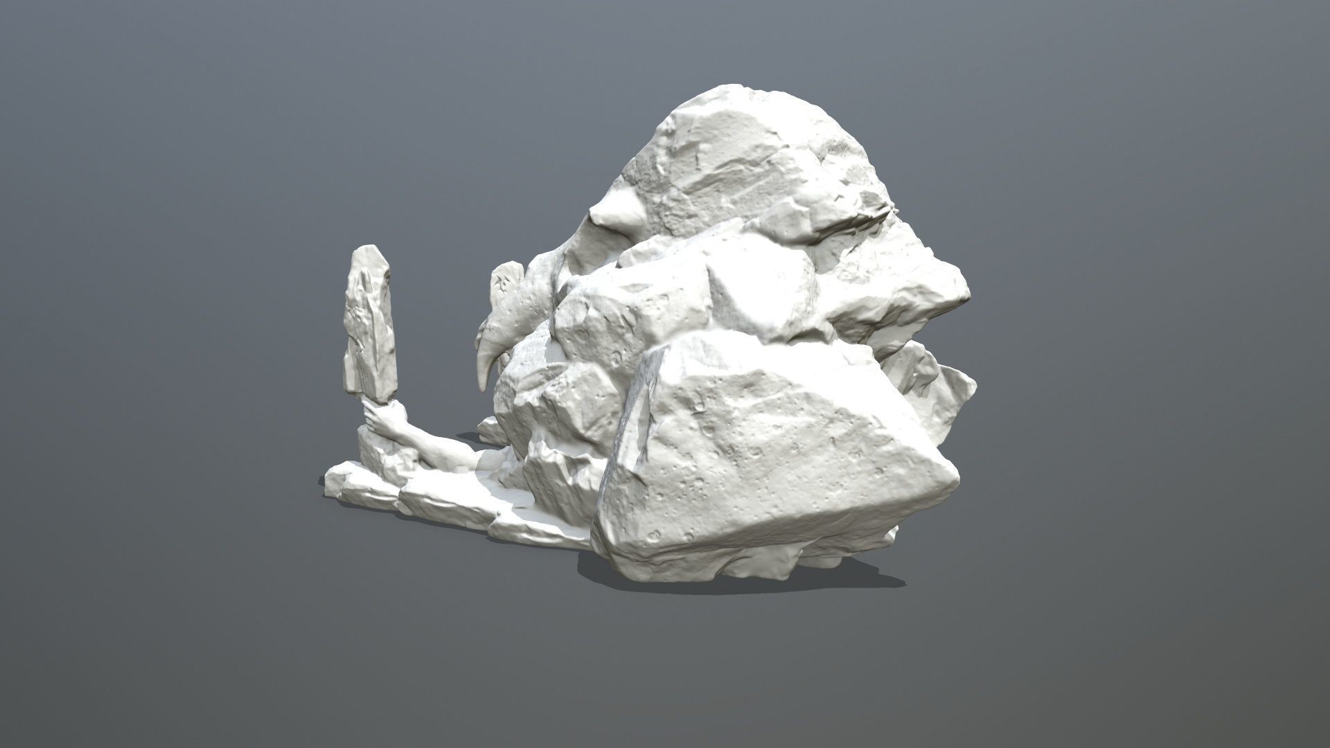 Skull Gate 2 Stl 3D print model_8