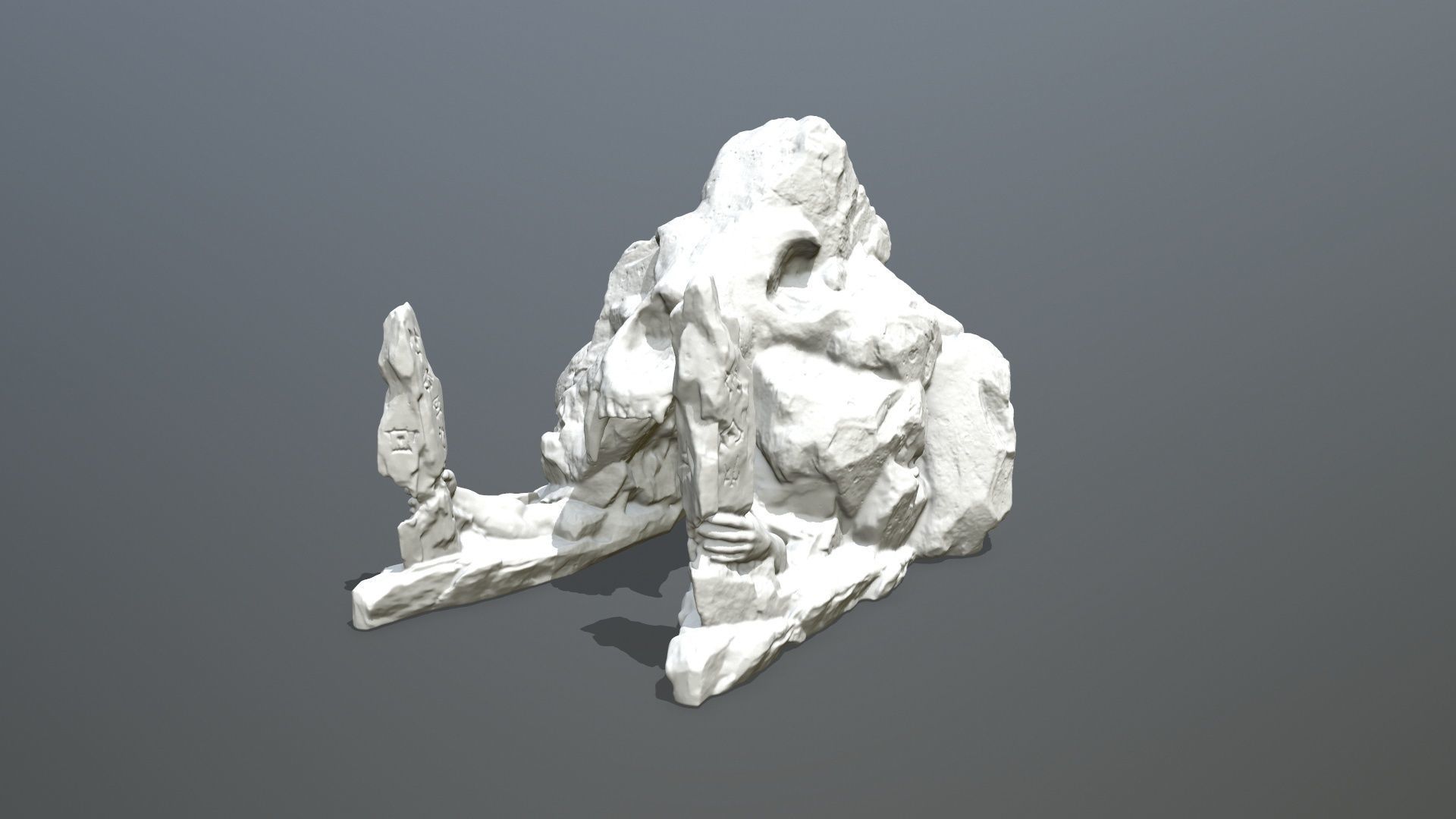 Skull Gate 2 Stl 3D print model_10