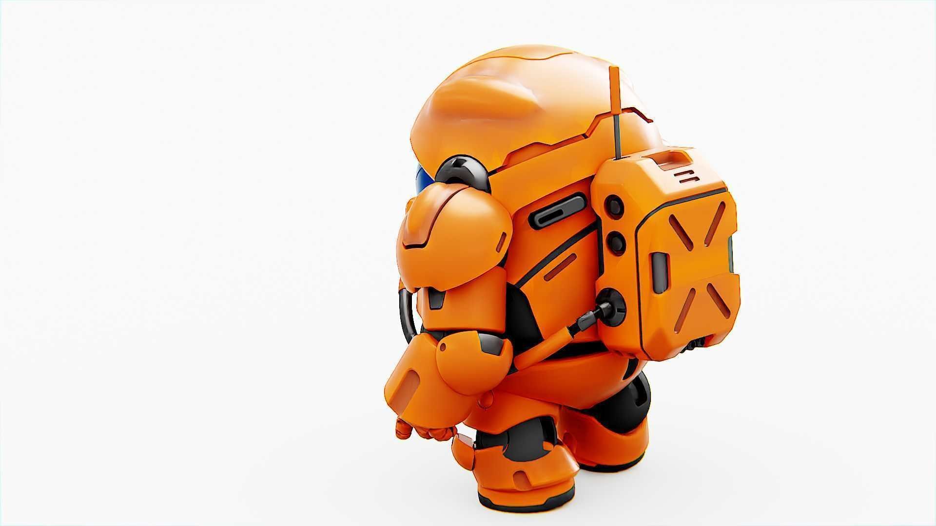 AMONG US   Rigged for Unreal Engine - Unity - MIXAMO 3D model_6