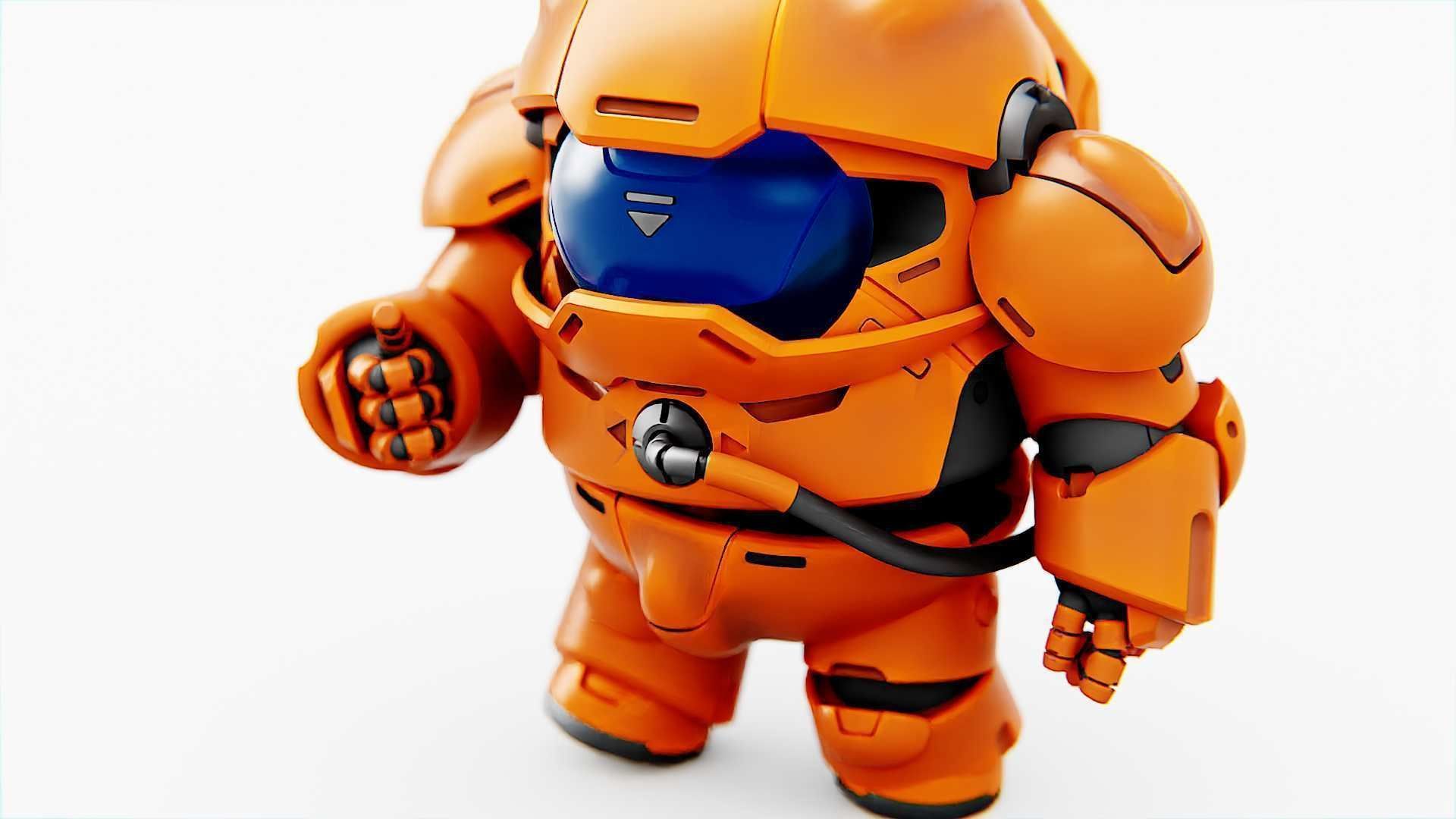 AMONG US   Rigged for Unreal Engine - Unity - MIXAMO 3D model_18