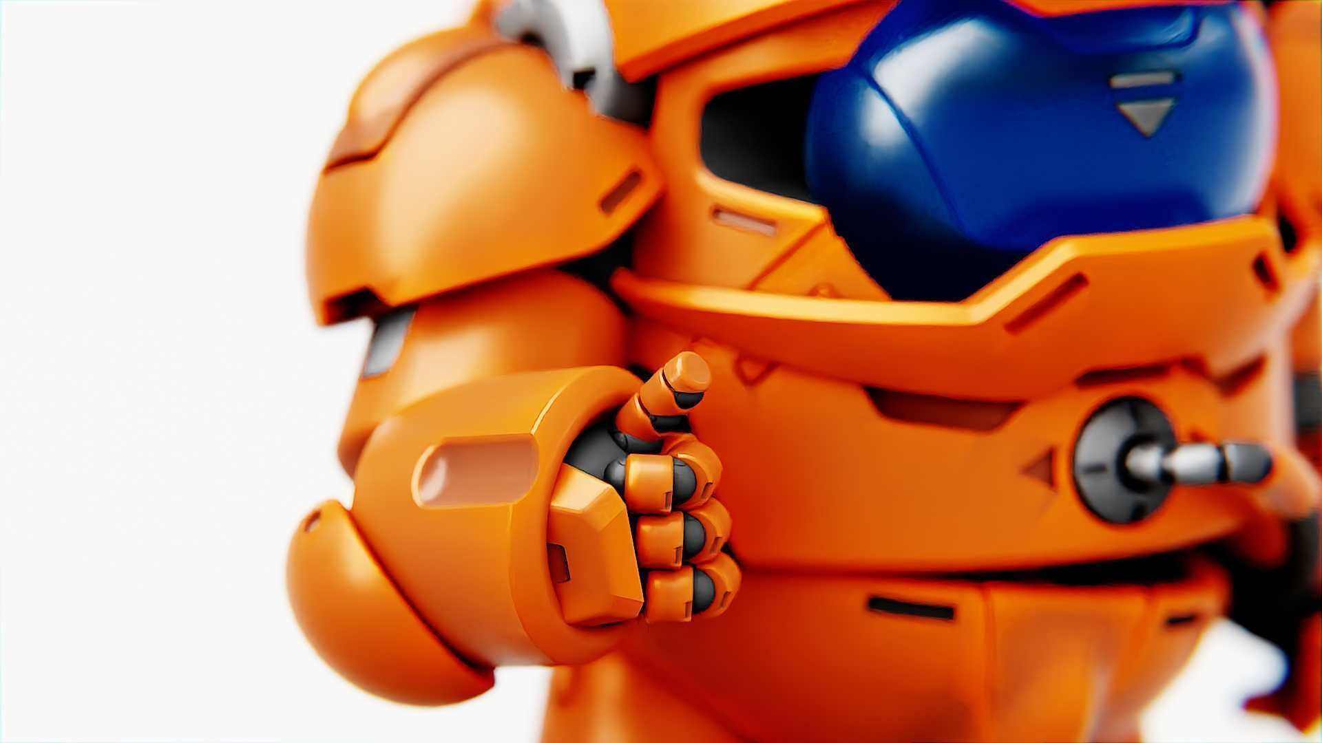 AMONG US   Rigged for Unreal Engine - Unity - MIXAMO 3D model_14